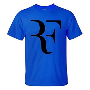 Roger Federer Blue T shirt