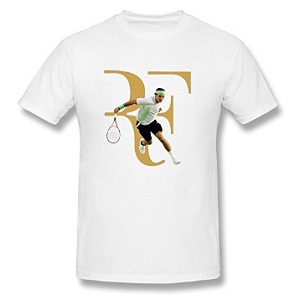 Uomo Roger Federer Logo T Shirt