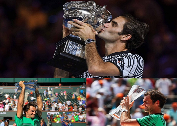 Federer vittorie ad inizio 2017
