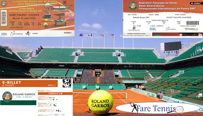 Biglietti Roland Garros