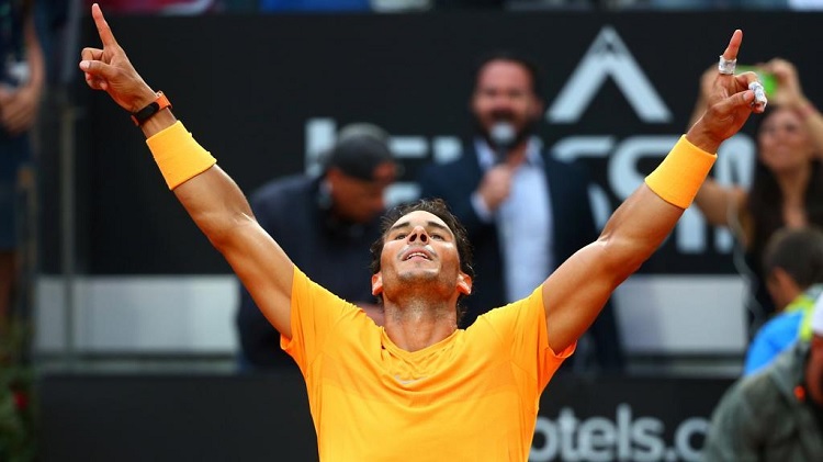 Nadal vince Roma 2018